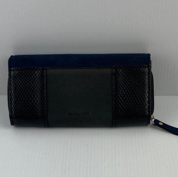 Bentley Leather Wallet Pocketbook Suede - Picture 2 of 10